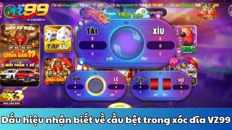 Dấu hiệu nhận biết về cầu bệt trong xóc đĩa VZ99