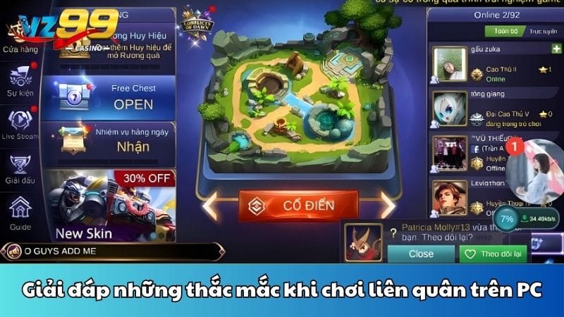 Giải đáp những thắc mắc khi chơi liên quân trên PC