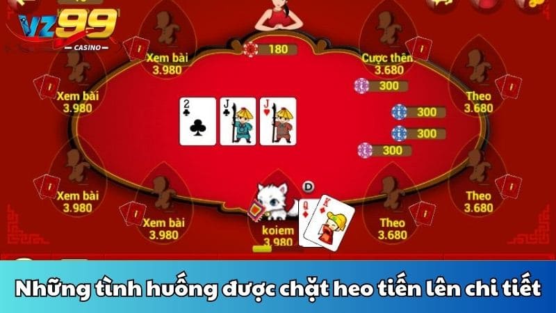 Những tình huống được chặt heo tiến lên chi tiết